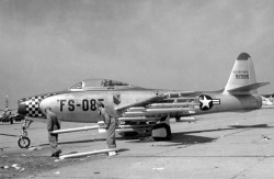 Photoyage: Republic F-84E Thunderjet. (U.s. Air Force Photo)