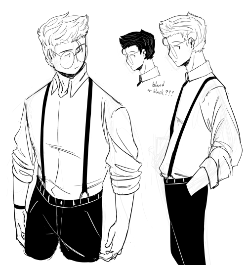 drawing the comic left me exhausted lol. have some classy-looking bois I guess