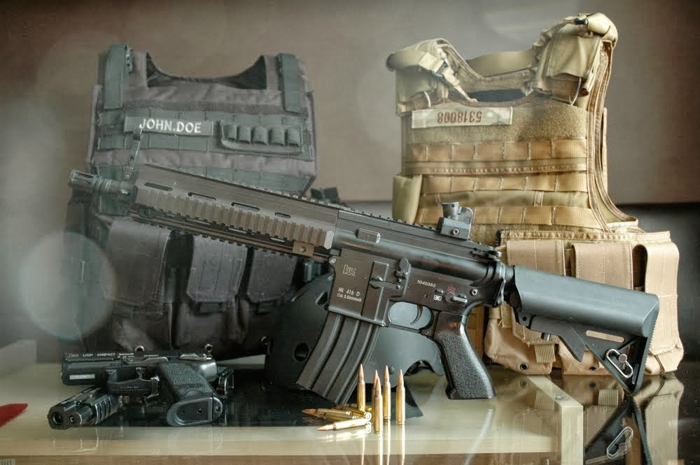 brandon10977:  The Heckler &amp; Koch HK416 is an assault rifle designed and