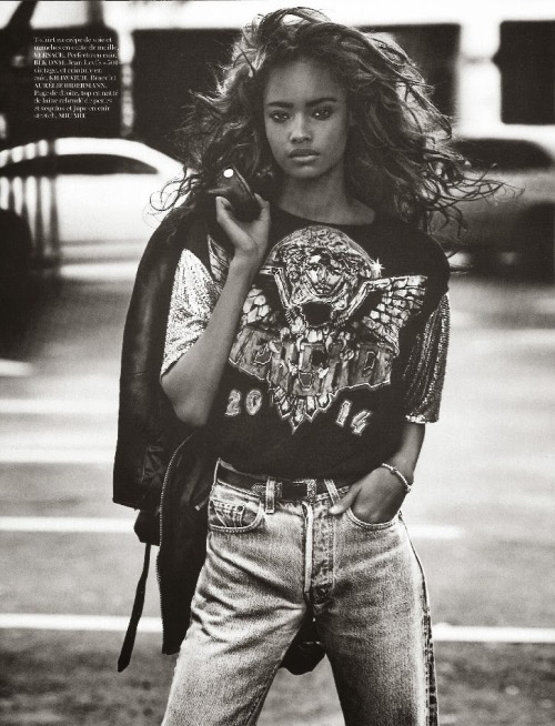 global-fashions:  Malaika Firth - Vogue Paris April 2014 photos by Mario Testino 