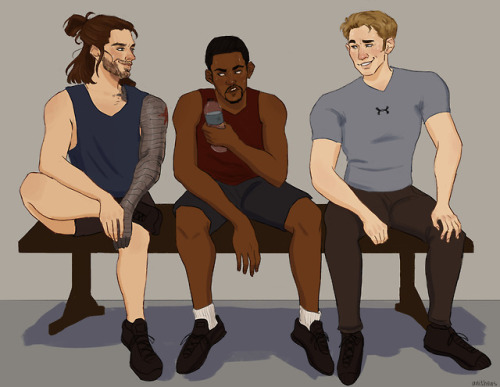 anitheas: bucky and sam are saying something sarcastic to each other, don’t know what tho