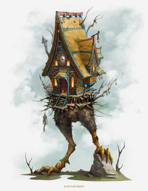  Baba Yaga’s HouseYasen Stoilovhttps://www.artstation.com/artwork/q9YGNL 