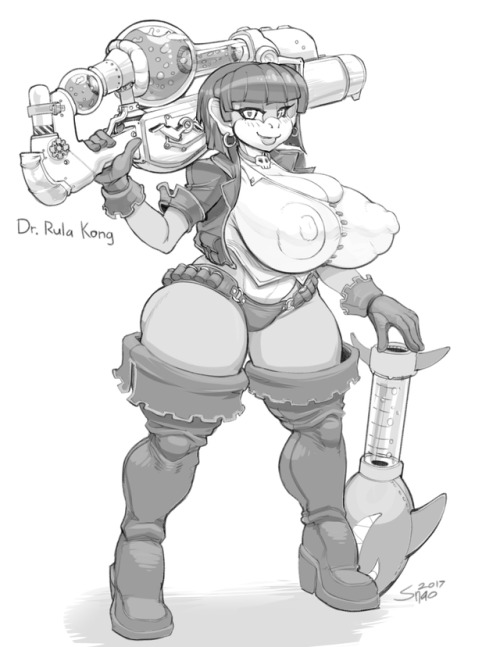 snaokidoki:  Dr Rula KongFan characterAn odd one, found the remnants of King K Rool and started playing with all those leftover toys.  -Weird is Good☆ (Patreon. Tip Me!?) . ☆ (Ask Link)  