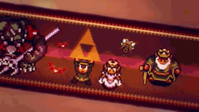 iheartnintendomucho:  Zelda Inspired Game of Thrones Opening Or is it a Game of Thrones inspired Zelda opening? In any case, it’s an awesome labor of love by The Pixel Kingdom. Check it out in action here. [❤] Buy: GOT Book Set ฮ, Zelda Sword