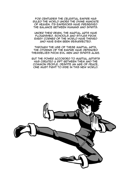 Way of Wushu (original) 10/39On the topic of dead comics… This comic here was something I did for a print gig back in 2013. The less said about the resulting dumpster fire of that, the better. Still, I poured a lot of time and energy into it so