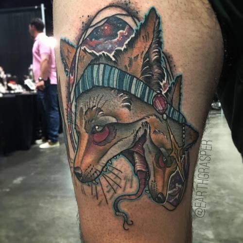 Coyote? #Earthgrasper #bowersmachines #kingpintattoosupply...