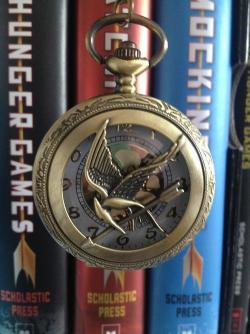 bookswarmmilkandcookies:  Mockingjay Pin