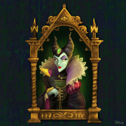 pr1nceshawn:  Disney Villain Classical Art.