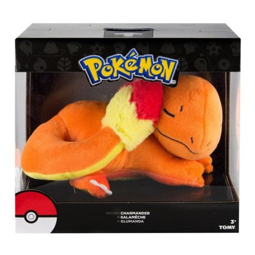 Sleeping Charmander: Pokémon Plush Figure by Tomy