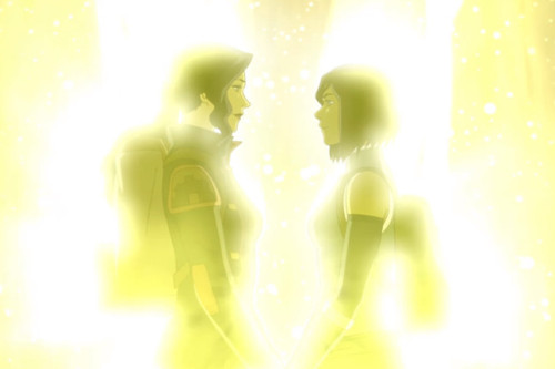 michaeldantedimartino:Korrasami ConfirmedNow that Korra and Asami’s final moment is out in the world