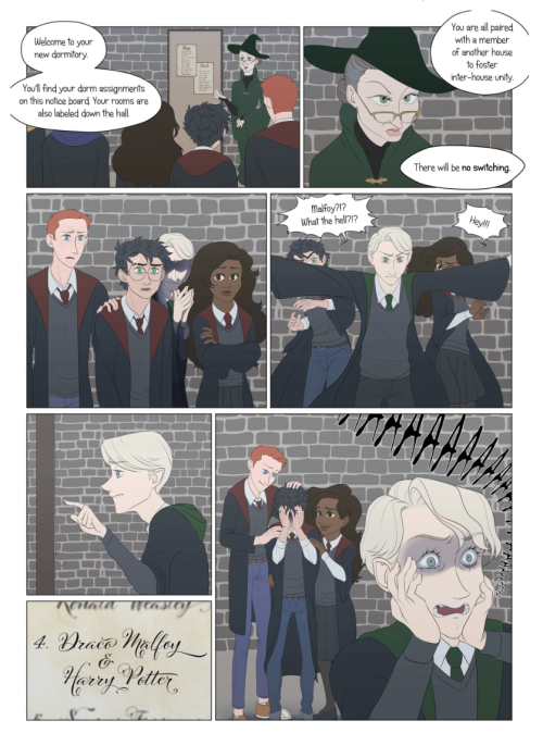 harry potter and draco malfoy. drarry fanfiction comic