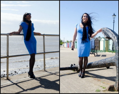 Sunny in Harwich (by Natassia)Sun, blue dress, high heels.. what more could a girl want?! :) Probabl