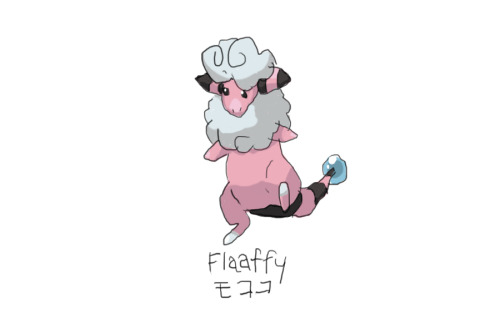 Drew Pokemon With My Left Hand, Flaaffy, Photoshop