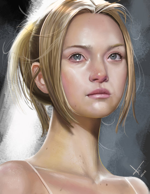 art-of-cg-girls: Face practice by victter-le-fou 