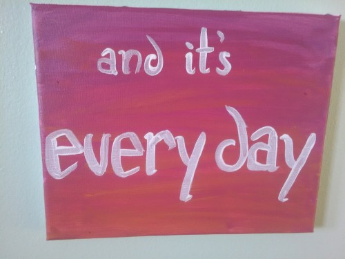 and it&rsquo;s what we have to do Buffy the Vampire Slayer inspired wall hanging. a series 