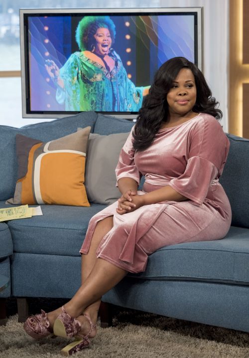 iamhannalashay:amberrileynews:Amber Riley on the “This Morning” show (January 27, 2017)SHES SO BEAUT