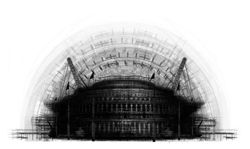 archatlas:     ImperiaIn the words of the artist Conner Green:I am interested in how we as humans understand and interact with monumental structures and spatial domains. I understand ‘architecture’ to refer to more than just the design and decoration