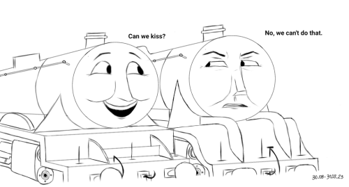Recently I've Been Pondering About The Idea Of How The Engines Are Incapable Of Kissing Each Other Or