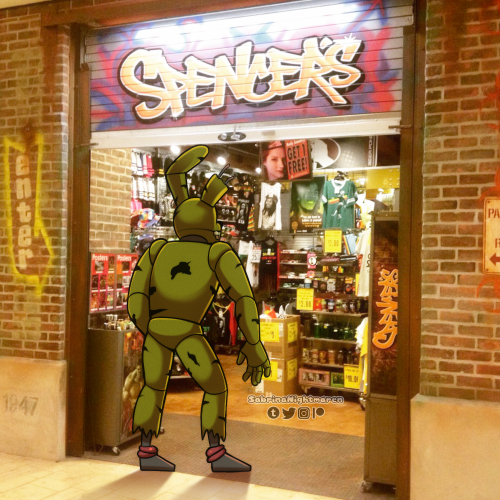  Omg guys what do you think Springtrap bought at Spencer’s? 