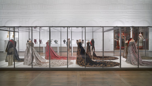 ghosts-of-imperial-russia:Russian Imperial Court Dress on display at the Hermitage Museum in Amsterd