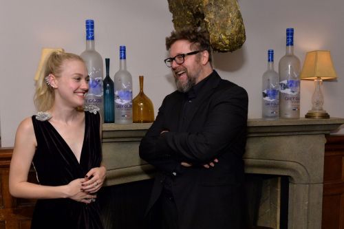 Dakota Fanning and director Martin Koolhoven at the Brimstone TIFF Party hosted by GREY GOOSE Vodka 