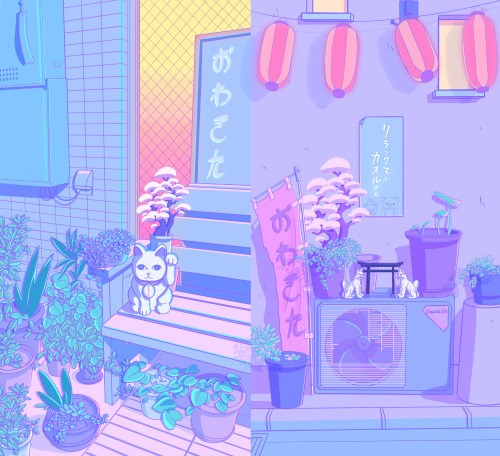 Tokyo Corners  This month&rsquo;s exclusive wallpapers are available on my patreon! Ge