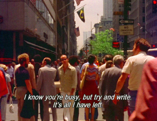 lucreciasmartel: News From Home1977, dir. Chantal Akerman.