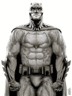 comicsbeforecandy:Batman Ben affleck Dawn Of Justice by garnabiuth