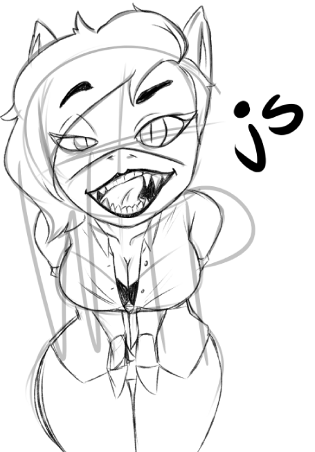 jollysaunter: Mareena WIP also her teeth pattern 