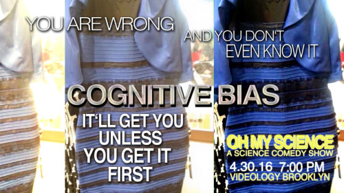 Everyone else is going / especially your friends / it’s the only free outstanding thing to do that night according to a local publication / you would like it especially
The topic is Cognitive Bias
This is Tomorrow 7pm at Videology Bar &...