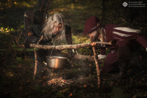 The Witcher books by A. Sapkowski, autumn photoshoot.Part II.Costume designer - GreatQueenLinaModels