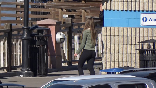 creepca:Cute Brunette in Black Leggings, pt.2Link to the video: http://peepforum.com/threads/cute-br