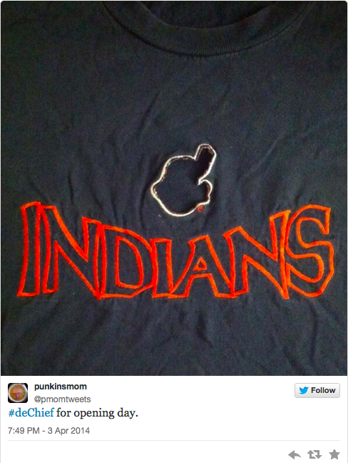 policymic:Cleveland baseball fans stand against racism by #DeChiefing their gearIn the past few mont