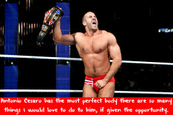 Wwewrestlingsexconfessions:  Antonio Cesaro Has The Most Perfect Body There Are So