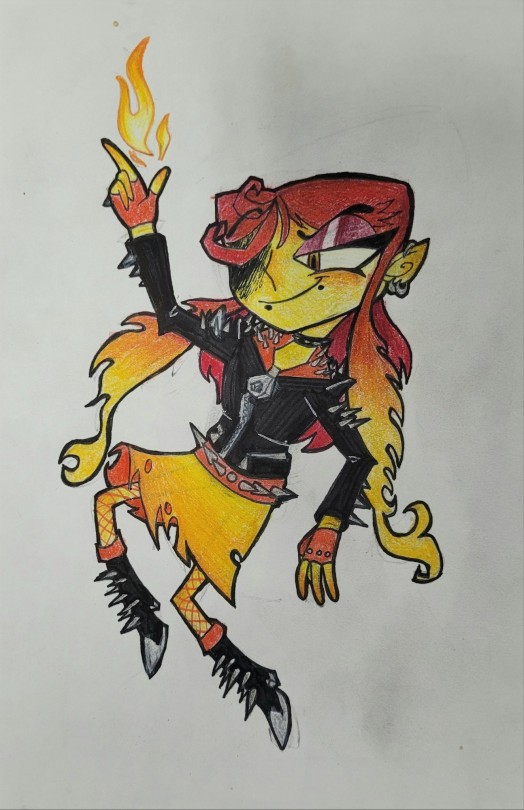 A Teen!Lili For Our Teen!Razputin. Look At The Little Vigilante~!