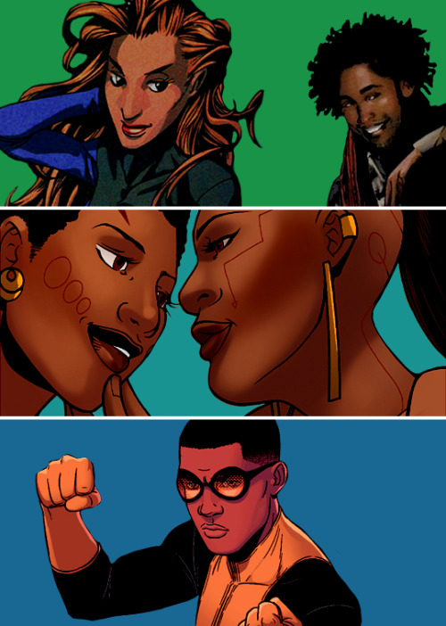 lgbtincomics:In honour of Black History Month→ Black LGBT comic book characters 