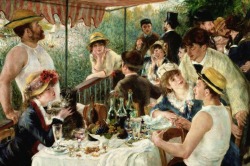 arstekne:  Le déjeuner des canotiers (1881) by Pierre-Auguste Renoir