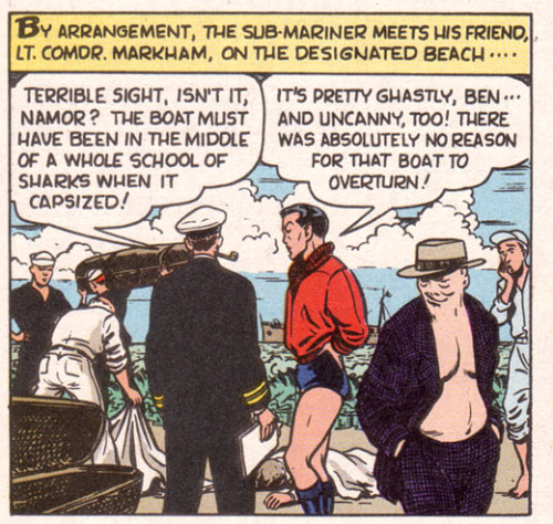 imperiuswrecked:Young Men comics #24, 25, & 27Namor’s teen years were full of interesting fashio