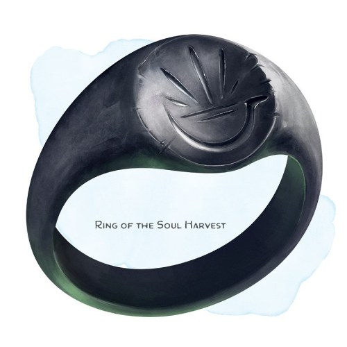 the-griffons-saddlebag:  ! Ring of the Soul Harvest Ring, uncommon (requires attunement) ___ This ri