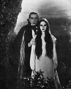 gameraboy: Bela Lugosi and Carroll Borland