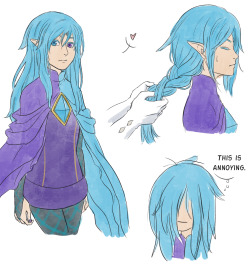 scribbly-z-raid:   More long hair Fi doodles.