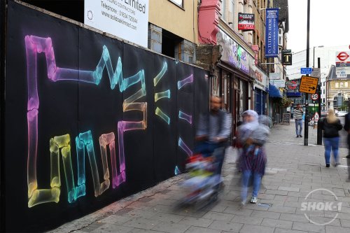 crossconnectmag: Pioneer of Aerosol X-ray Art - SHOK-1 Shok-1 (born 1970) is a British street a