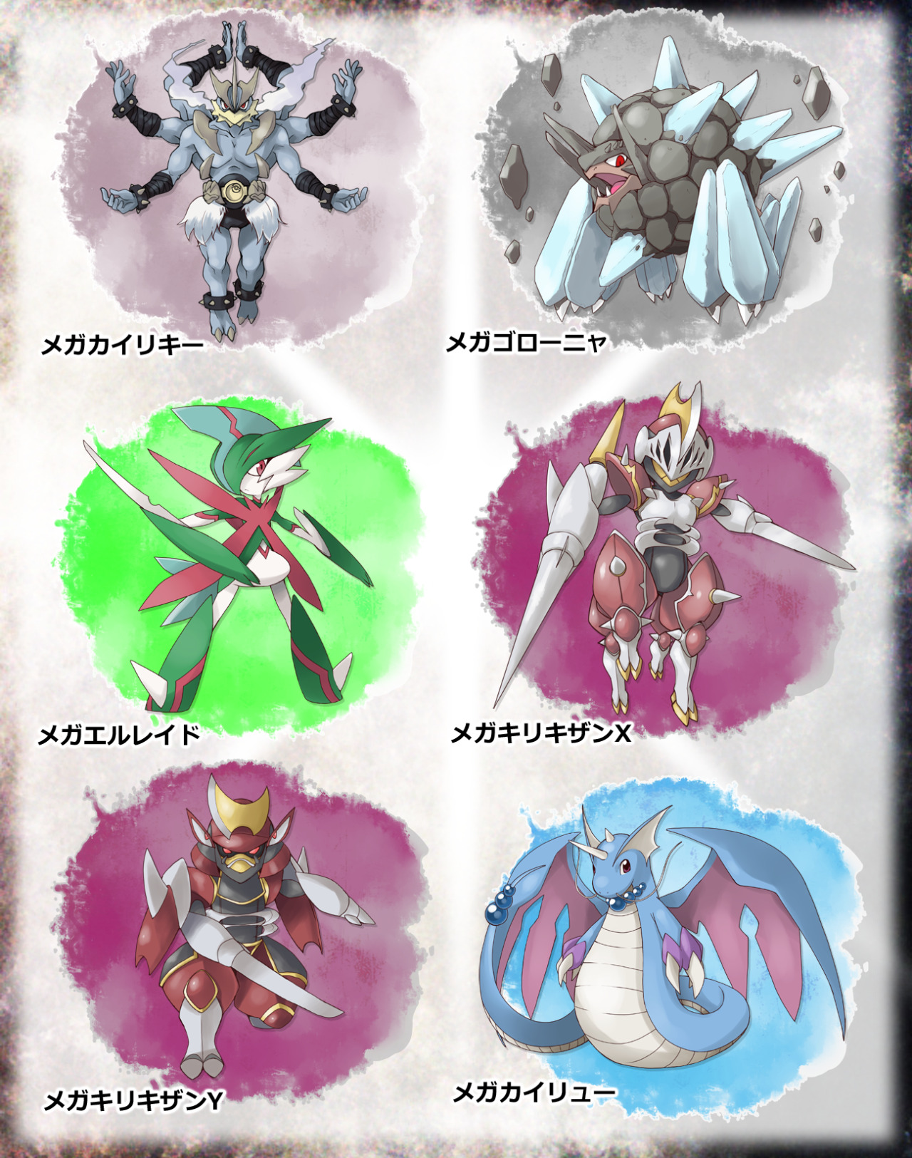 All Mega Evolutions (メガシンカ) 