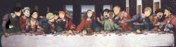 haikyuupaintings:  Leonardo Da Vinci, The Last Supper, 1495-1498