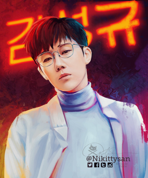 Sketchier and less finished than usual, but I ran out of time 2 hour speed painting of Gyu’s second 