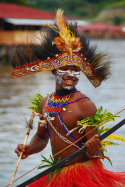   Papuan man, via Austronesian Expeditions