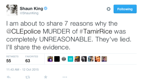 justice4mikebrown:Almost 11 months later, “expert” reports say the shooting of Tamir Rice was “tragi
