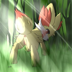 doyourpokemon:  Wild Fennekin used Tail Whip! The Trainer was distracted!
