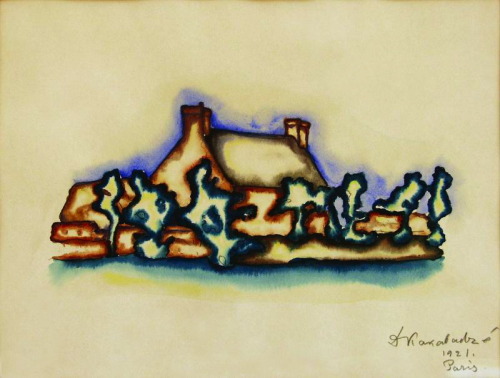 artist-kakabadze: Bretagne, 1921, David KakabadzeMedium: watercolor,paper