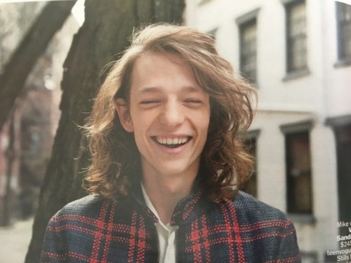 hotdamnitslaura: mike faist in teen vogue!!! my love for this man is so inexplicable ???? i don&